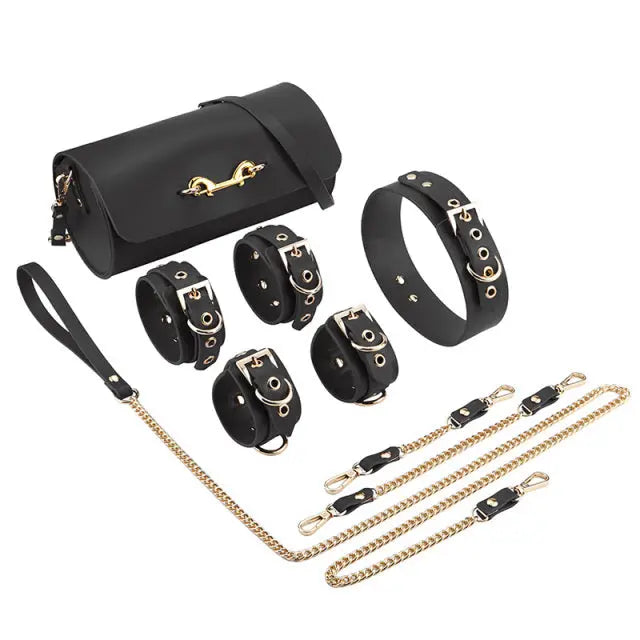 LacyNighty™ 9-Piece Restraint Set Lavah Intimates harness