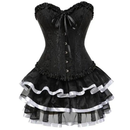 LacyNighty™ Model CD325 LORETTA LACE LINGERIE Corset Dress