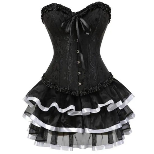 LacyNighty™ Model CD325 LORETTA LACE LINGERIE Corset Dress