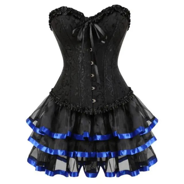 LacyNighty™ Model CD323 LORETTA LACE LINGERIE Corset Dress