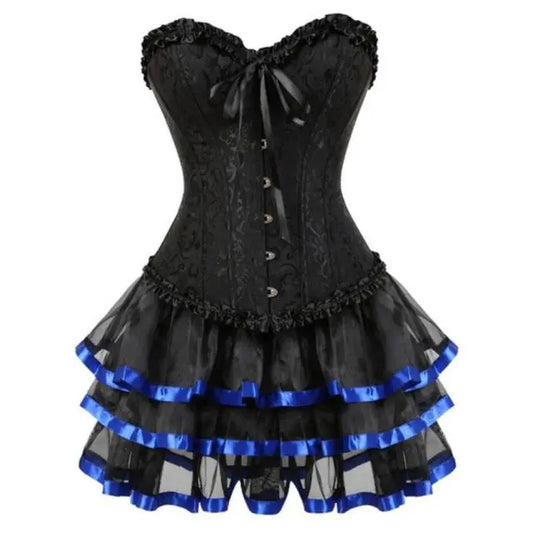 LacyNighty™ Model CD323 LORETTA LACE LINGERIE Corset Dress