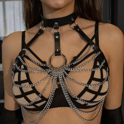 LacyNighty™ Zoya's Chain Bra Harness FOR FIT harness