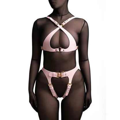 LacyNighty™ Lavah Leather Set Lacy Nighty