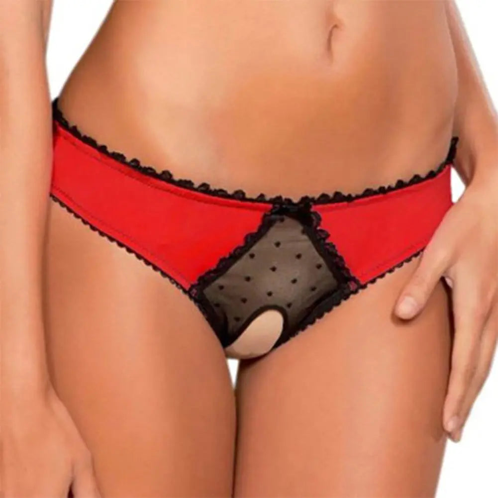 LacyNighty™ Isabelle Crotchless Panties Lavah Intimates panties