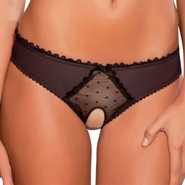 LacyNighty™ Isabelle Crotchless Panties Lavah Intimates panties