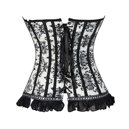 LacyNighty™ Model CT432 LORETTA LACE LINGERIE OVERBUST CORSET