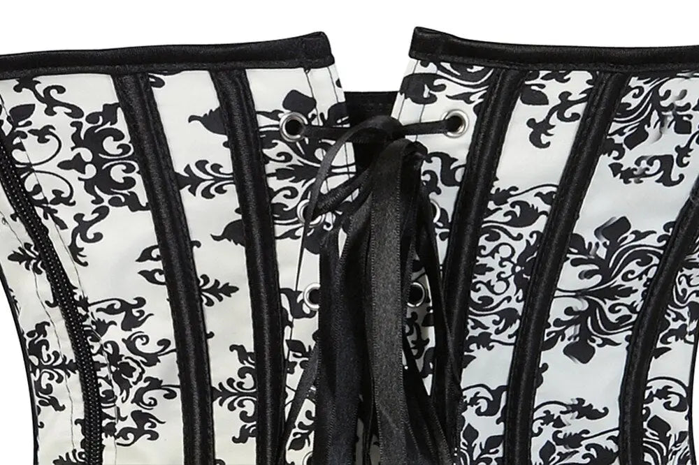 LacyNighty™ Model CT432 LORETTA LACE LINGERIE OVERBUST CORSET