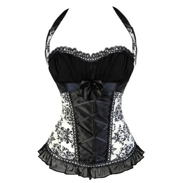 LacyNighty™ Model CT432 LORETTA LACE LINGERIE OVERBUST CORSET