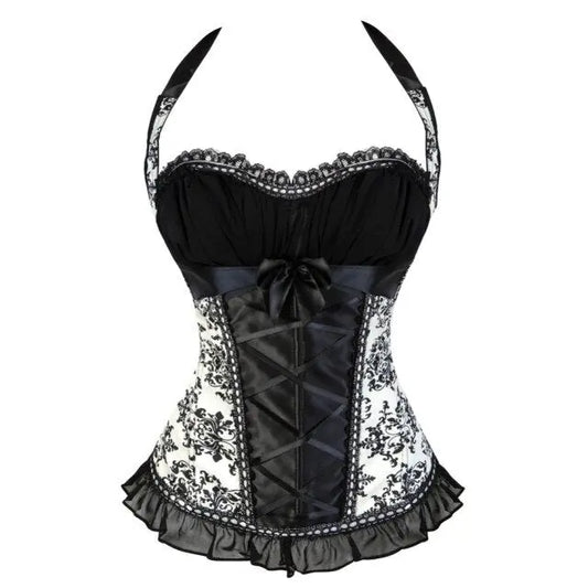 LacyNighty™ Model CT432 LORETTA LACE LINGERIE OVERBUST CORSET