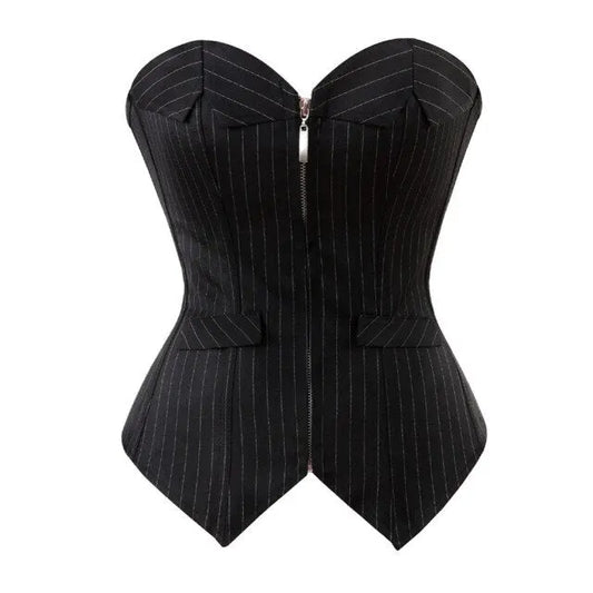 LacyNighty™ Model CT440 LORETTA LACE LINGERIE OVERBUST CORSET