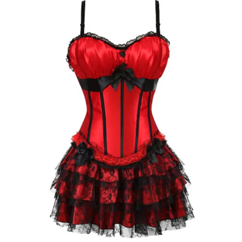 LacyNighty™ Model CD319 LORETTA LACE LINGERIE Corset Dress