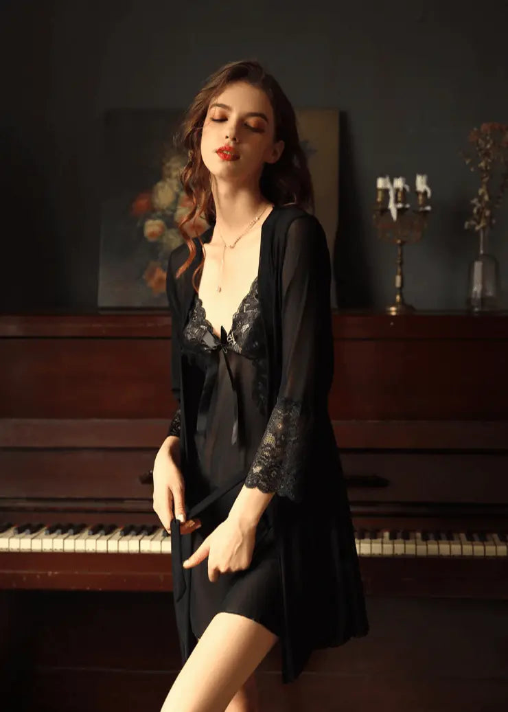 LacyNighty™ Pyjama Nastasia Iris Lingerie Pyjama