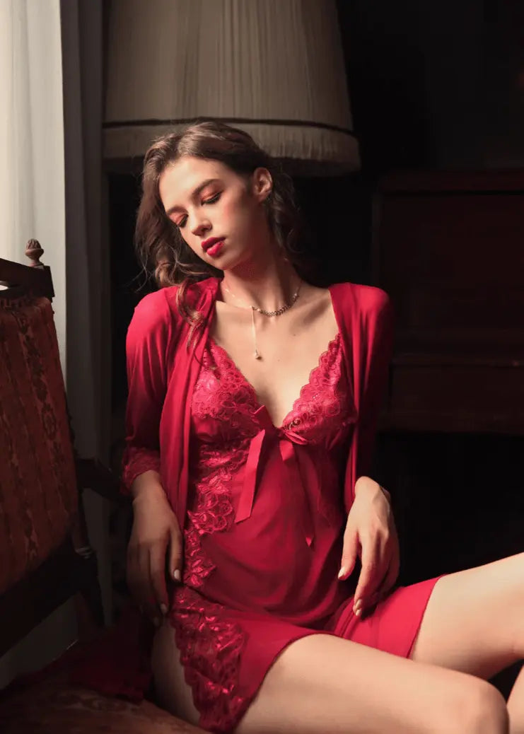 LacyNighty™ Pyjama Nastasia Iris Lingerie Pyjama