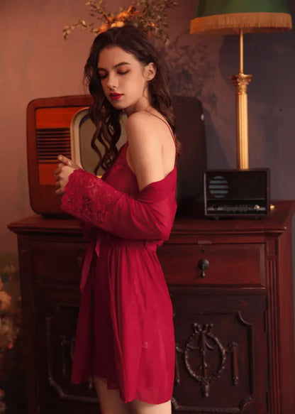 LacyNighty™ Pyjama Nastasia Iris Lingerie Pyjama