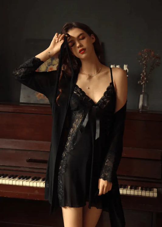 LacyNighty™ Pyjama Nastasia Iris Lingerie Pyjama