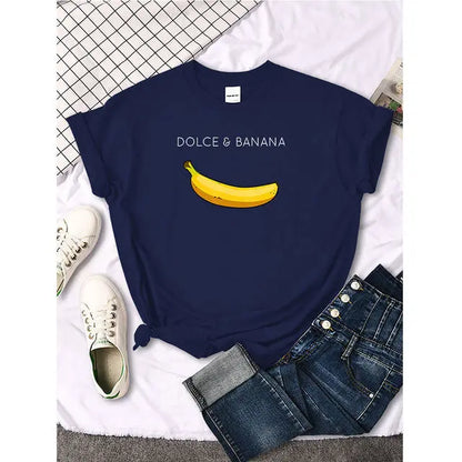 Womens Banana T-Shirt Lacy0301