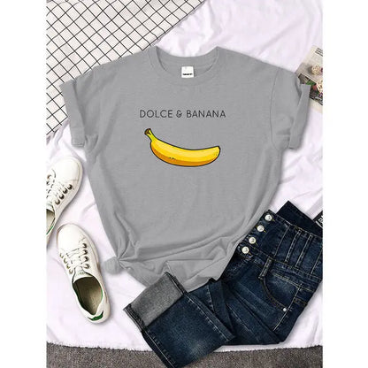 Womens Banana T-Shirt Lacy0301