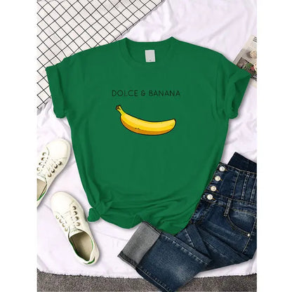 Womens Banana T-Shirt Lacy0301