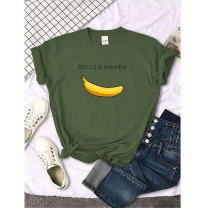 Womens Banana T-Shirt Lacy0301