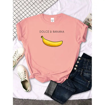 Womens Banana T-Shirt Lacy0301