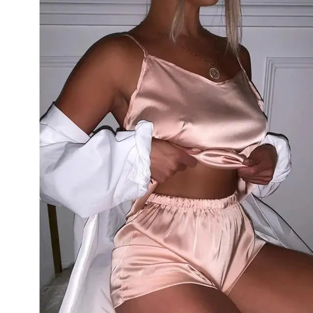Pass The Vibe Pajama Sets ELLOLACE Official Store Sleeping Wear