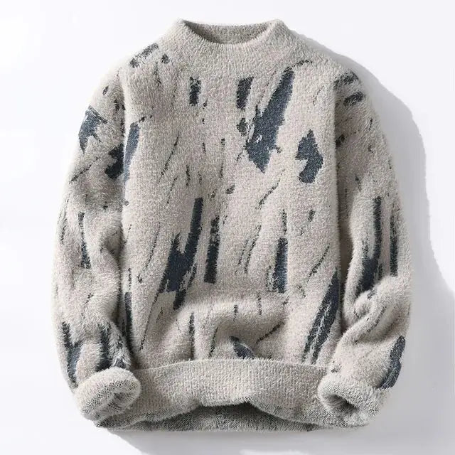 Loose Knitted Sweater Lacy
