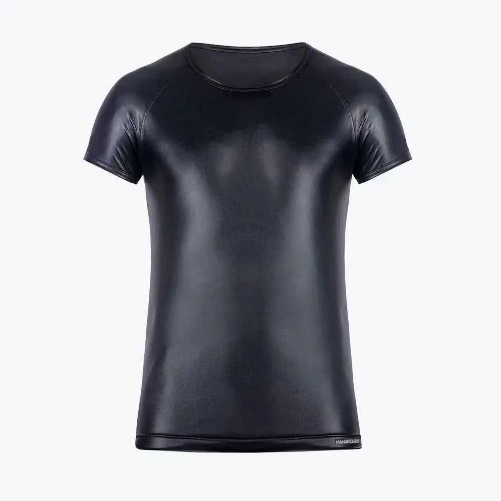 Leather T-shirt Lacy0301Goth