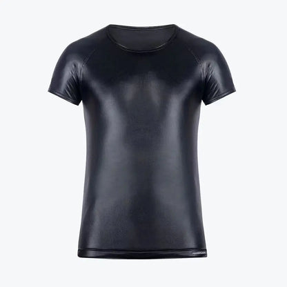 Leather T-shirt Lacy0301Goth