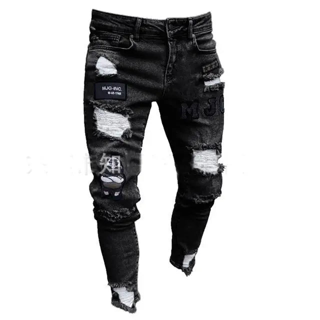 Ripped Skinny Biker Jeans Cele China Top 1 Jeans