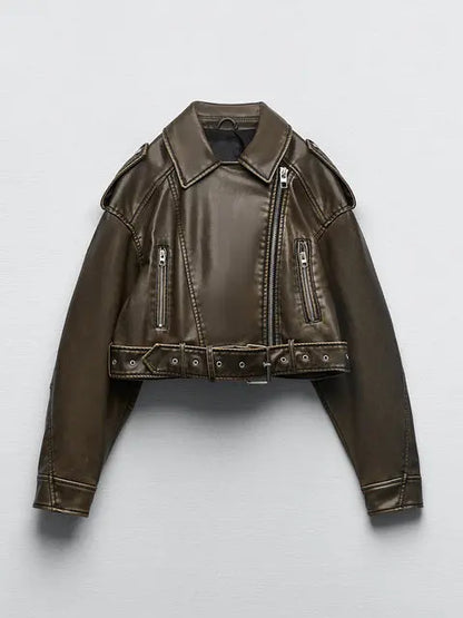 Vintage Leather Jacket Lacy0301 Home