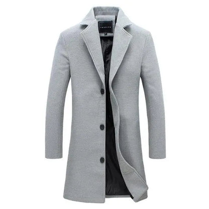 Winter Wool Coat Man's Wardrobe Trend Store Wool & Blends
