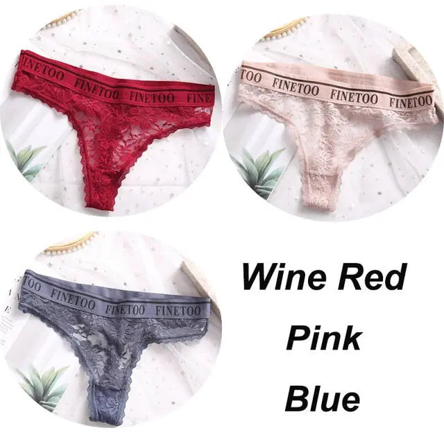 Too Much Fine Thong Panties finetoo unite Store Panties