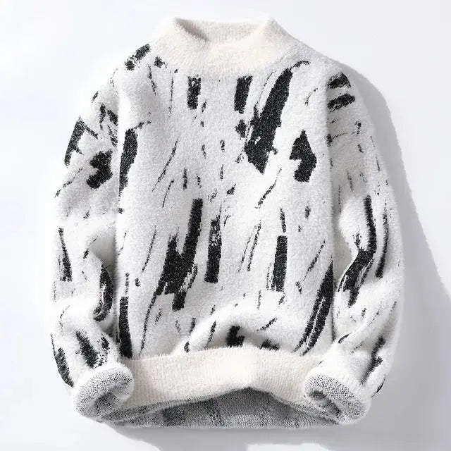Loose Knitted Sweater Lacy