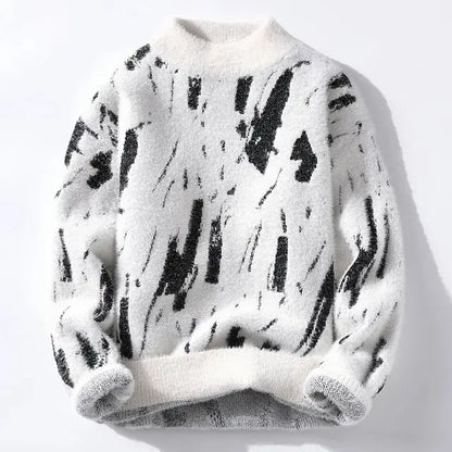 Loose Knitted Sweater Lacy
