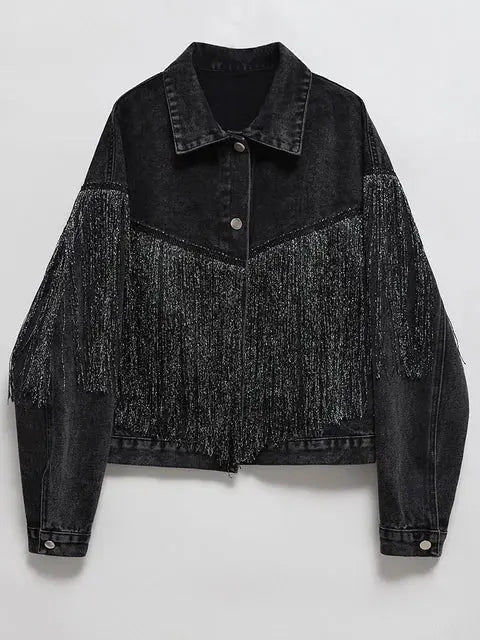 Retro Denim Jacket Lacy