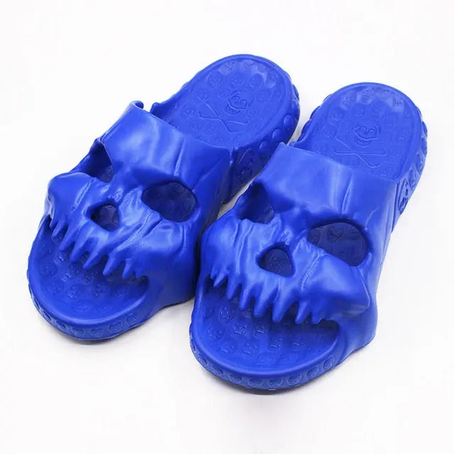 Unisex Skull Slippers BEVERGREEN Official Store Home