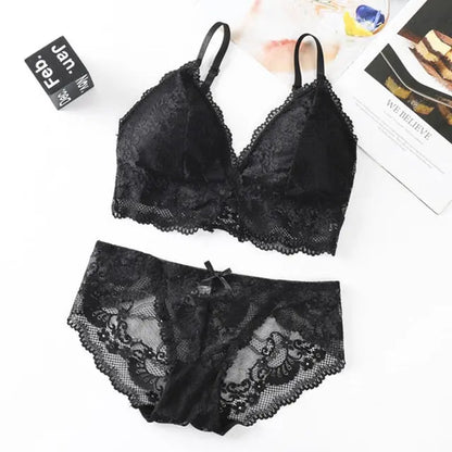The Flower that Resembles You Bra Sets Fenland Clothes Store Lingerie & Intimates