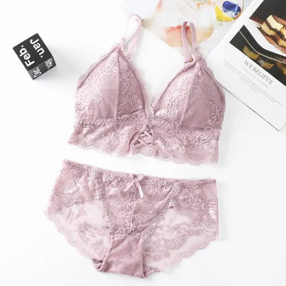 The Flower that Resembles You Bra Sets Fenland Clothes Store Lingerie & Intimates