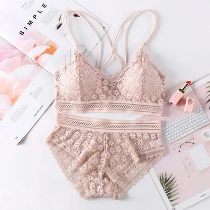 The Flower that Resembles You Bra Sets Fenland Clothes Store Lingerie & Intimates