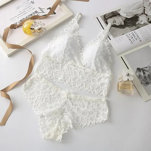 The Flower that Resembles You Bra Sets Fenland Clothes Store Lingerie & Intimates