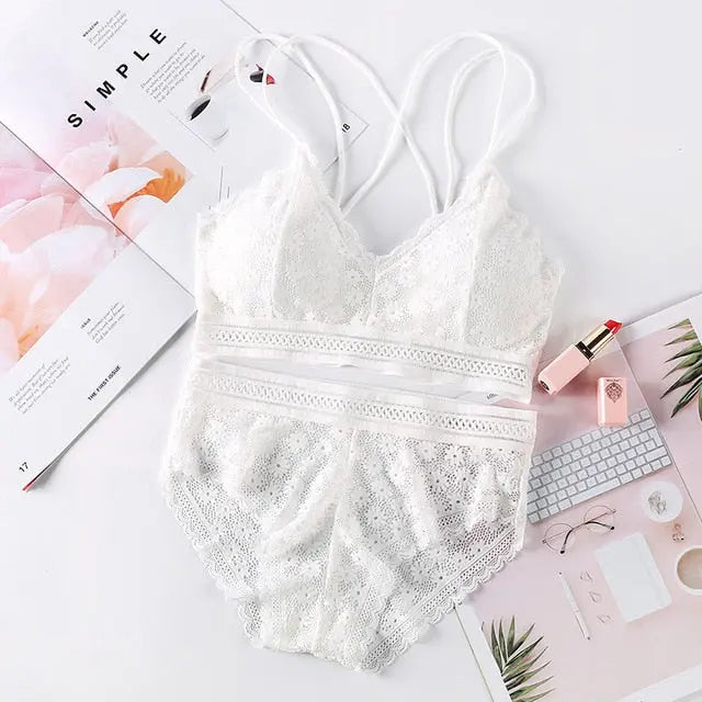 The Flower that Resembles You Bra Sets Fenland Clothes Store Lingerie & Intimates