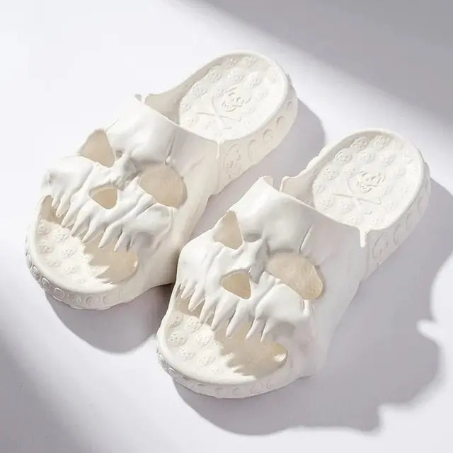 Unisex Skull Slippers BEVERGREEN Official Store Home