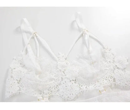 LacyNighty™ Goddess Satin Lacy Nighty